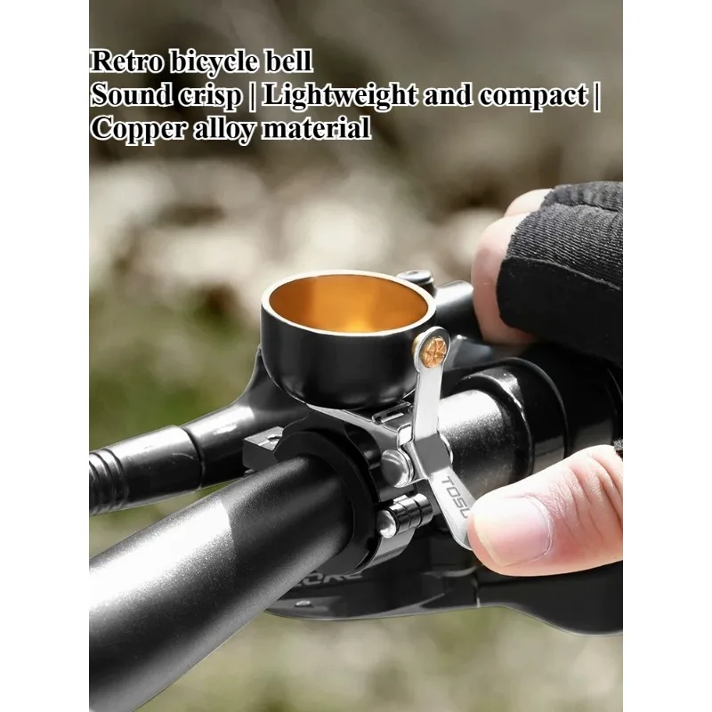 1p Bicycle bells are super loud, universal children's bells, retro warning for road and mountain bike riding accessories.