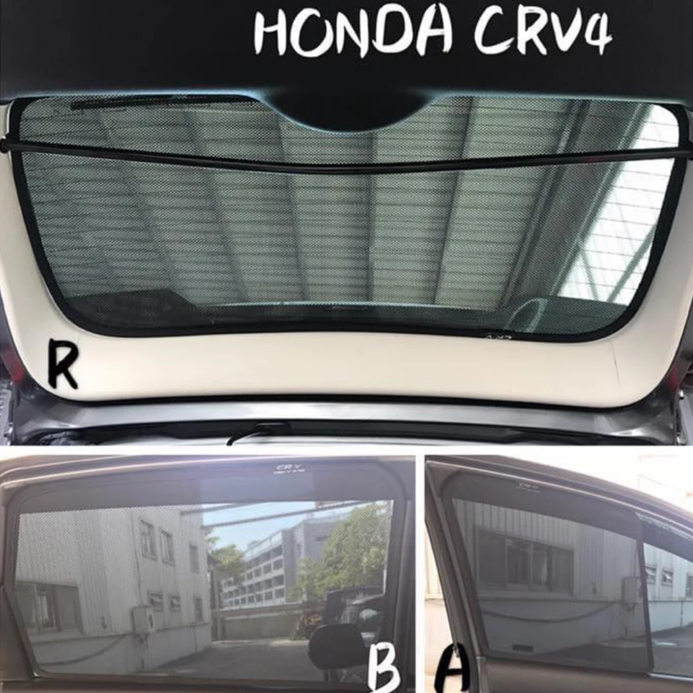 

For Honda CRV CR-V 2012 2013 2014 2015 2016 Car Sunshade Magnetic Front Rear Windshield Curtain Side Window Sun Shade Visor