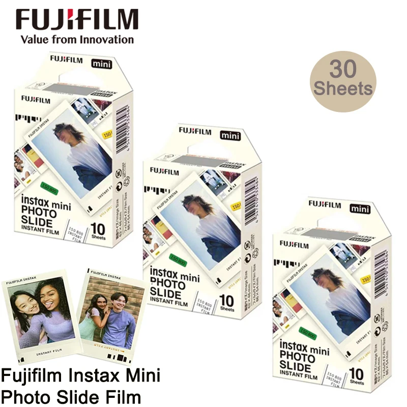 Fujifilm Mini Photo Slide Instax Film 10-50 Sheets For Instax Mini