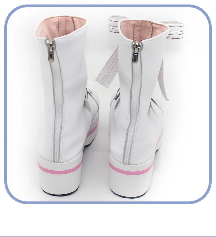 Hakui Koyori Scarpe Cosplay Stivali di Carnevale di Halloween Scarpe in pelle PU Anime Accessori Anime Vtuber Puntelli Cosplay Su misura