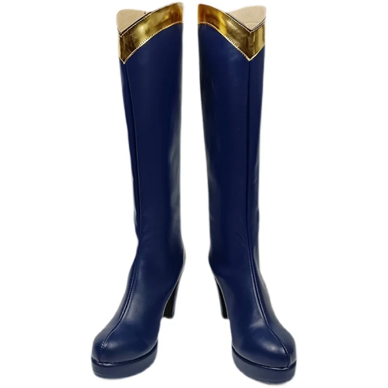 Anime KonoSuba Gottes Segen für diese wunderbare Welt Cosplay Aqua Kostüm Stiefel Schuhe für Frauen