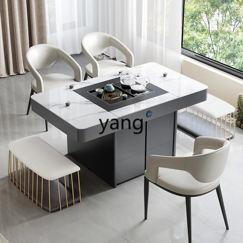 

TGF tea table home small tea table modern simple balcony multi-functional lifting kung fu coffee table