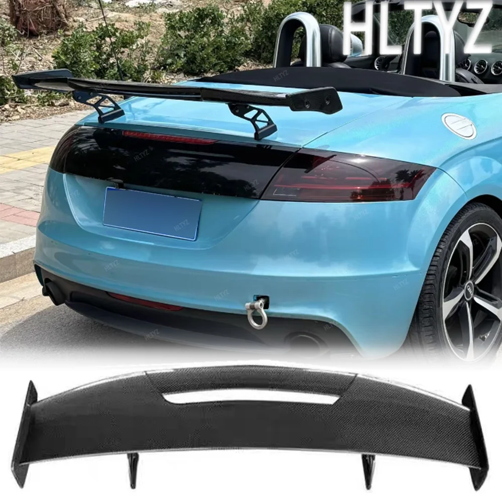For Audi TT TTRS MK3 MK3 High-Quality ABS Carbon Fiber Rear Trunk Spoiler MAD Style Body Kit Accessory for Enhanced Aerodynamics