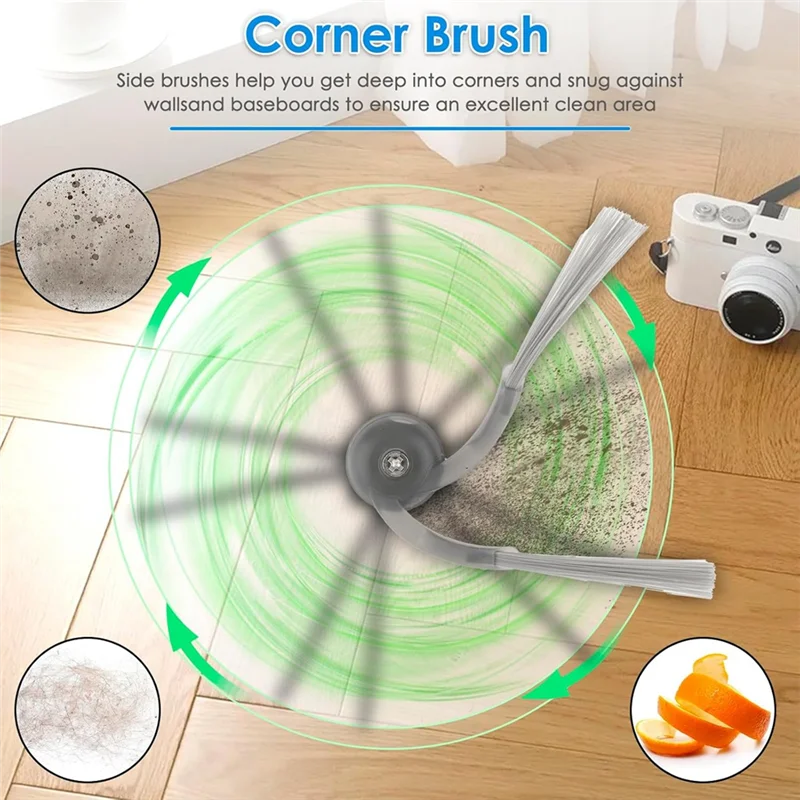 A76G-交換メインサイドブラシ Roborock Saros 10R ロボット掃除機 Hepa フィルターモップ布ダストバッグ