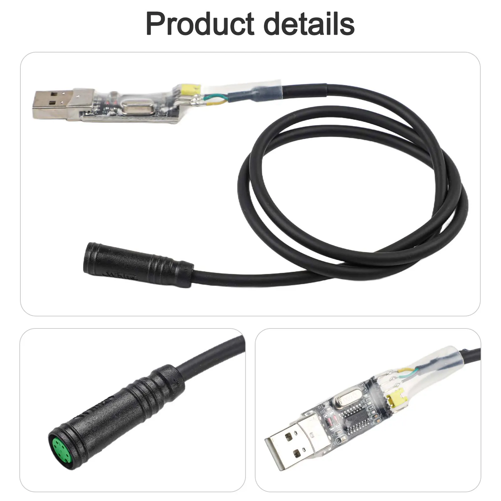 Ebike Controller Mid-mount Motor 250W To 1000W Power 58cm Cable Length Adjust Maximum Current For Battery Life