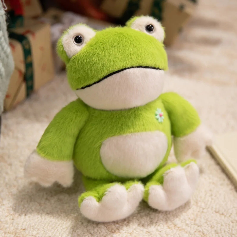 

Simulation Yellow Chick Toys Soft Collection Hug Animal Stuffed Doll Cartoon Comfortable Frog Stuffed Birthday Parties