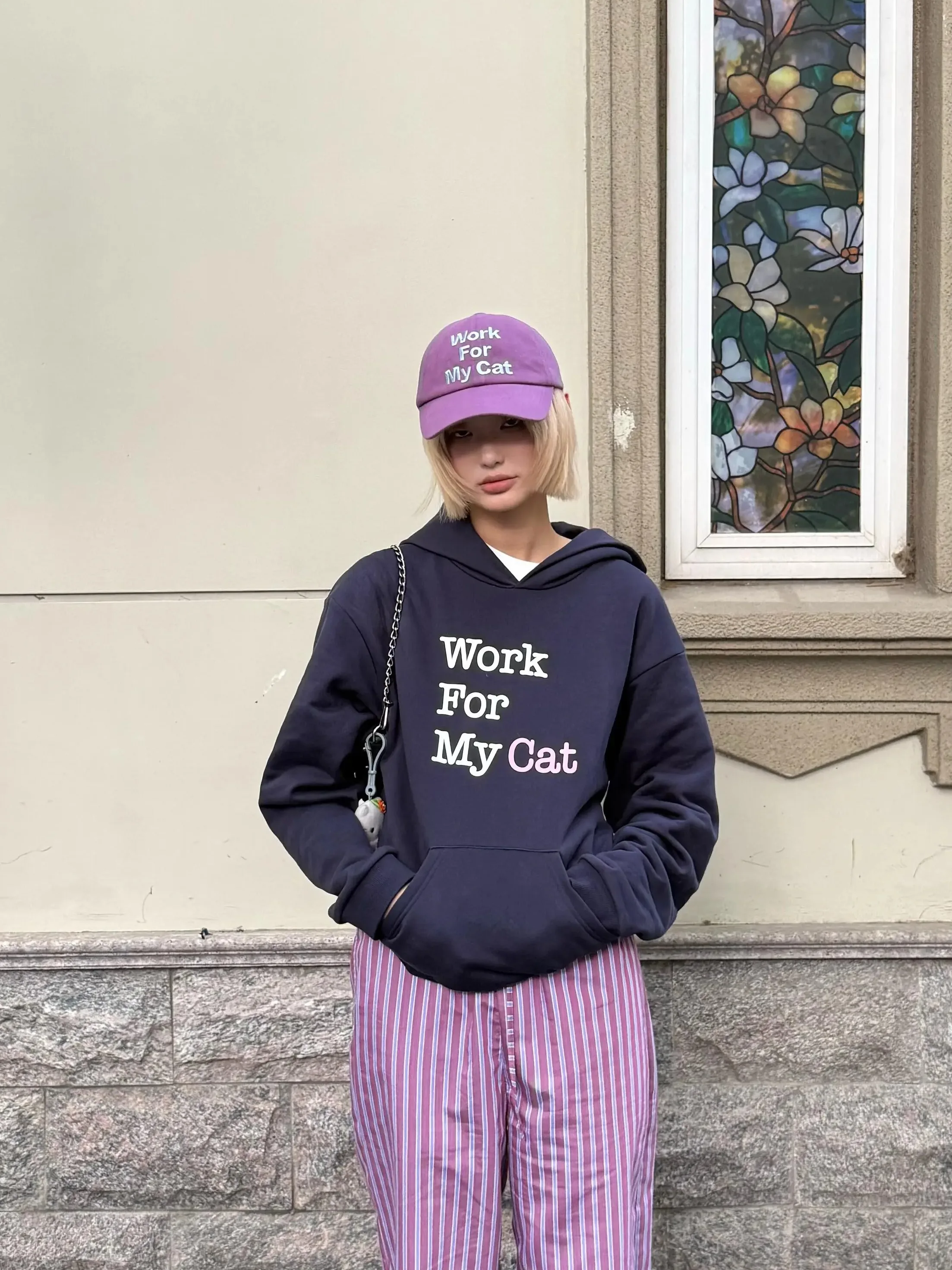 Sudadera con capucha de algodón cálida y cómoda para mujer, Top térmico informal con estampado de letras de Color Blo, corte holgado, coreano, irt