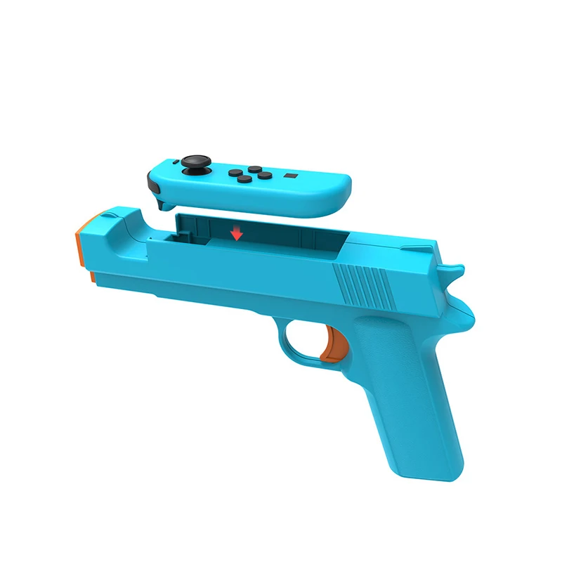 Game Gun Shape Handgrip For Nintendo Switch N-S/N-S OLED Accessories Easy install Enhance Parent-child interaction experience