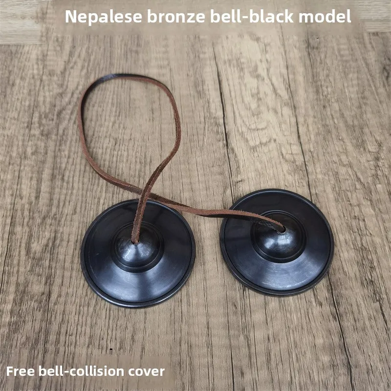 

Nepal Handmade Bronze Tingsha Bells Percussion Instrument Portable Ethnic Musical