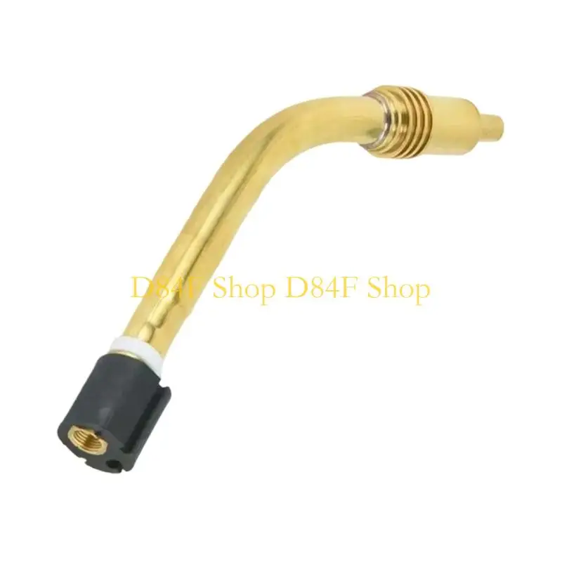 D84F Premium Copper Welding Torches Neck Compatible for 15AK 24KD 36KD Torches Stable Performances Wear Resistant Build