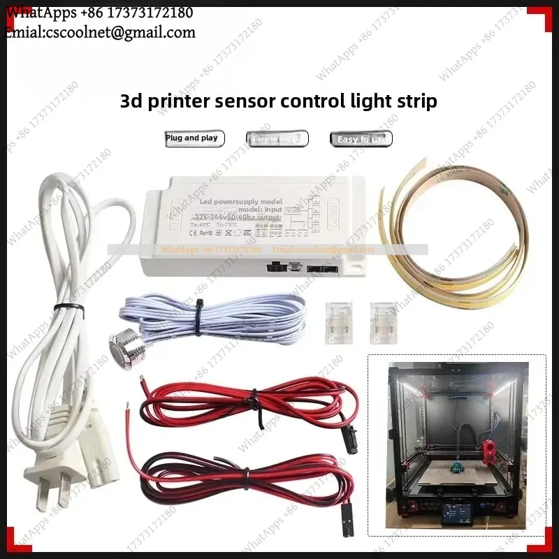 VR2.4 XY Hall Limit Switch Effector Micro Switch with 2M Wire for VORON PCB Series, 3D Printer Accessories