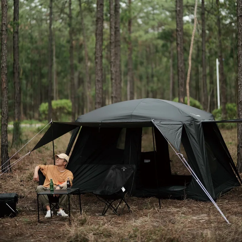 Tent Outdoor camping Middle-rise villa tent Portable folding