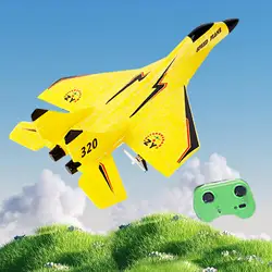 RC Plane Toy Foam Remote Control Aircraft Jet Airplane Model Toys for Park Gift Camping Activity for Kids and Adults