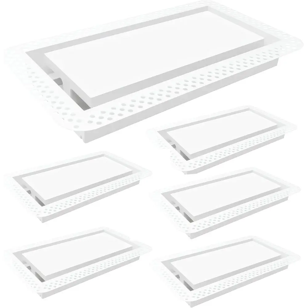 

Flush Wall Vent [Lite], Minimalist ABS Plastic HVAC Air Return Register Cover, Customizable Modern Airflow Solution for Home or