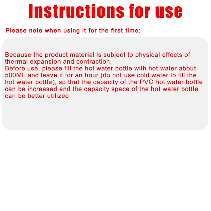 1000/2000Ml Hot Water Bottles Bag Water-filling Hot-water Bag for Female Warm Belly Hands and Feet Keep Hand Warmer Hot WaterBag