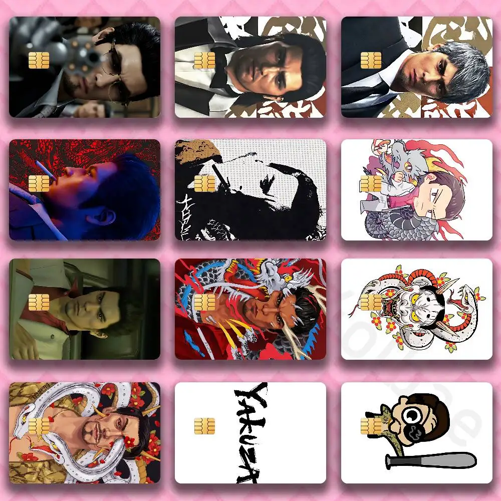 

Game Y-Yakuza Kazuma Credit Debit Bank Film Skin Sticker Front Cover