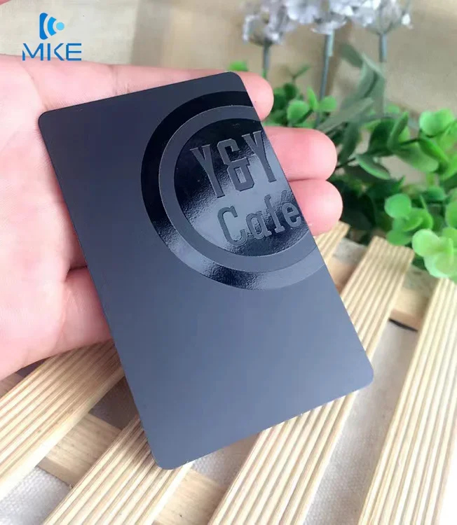 Luxury Black Business Uv Inkjet Pvc Id Cards