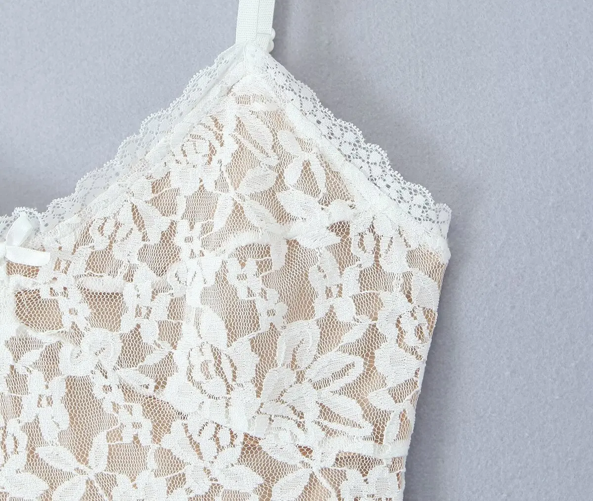 2023 neue frauen Sheer Spitze Kleid Jacquard Verstellbaren Riemen Schlank Elegante Party Abendkleid Frühling Sommer Mode