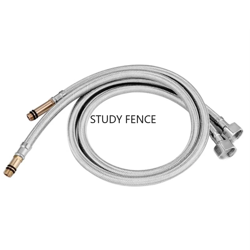 1pc 50/60/70/80/100/120cm Faucet Inlet Pipe Basin Faucet Hose Kitchen Faucet Hose Washing Basin Tube Hardware Accessories