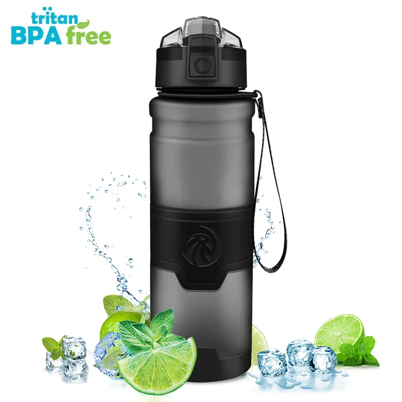 700ml Sports Water Bottle Bounce Lid Timeline Reminder Leakproof Portable Bottle For Outdoor Gym Bottle Water BPA Free Garrafa