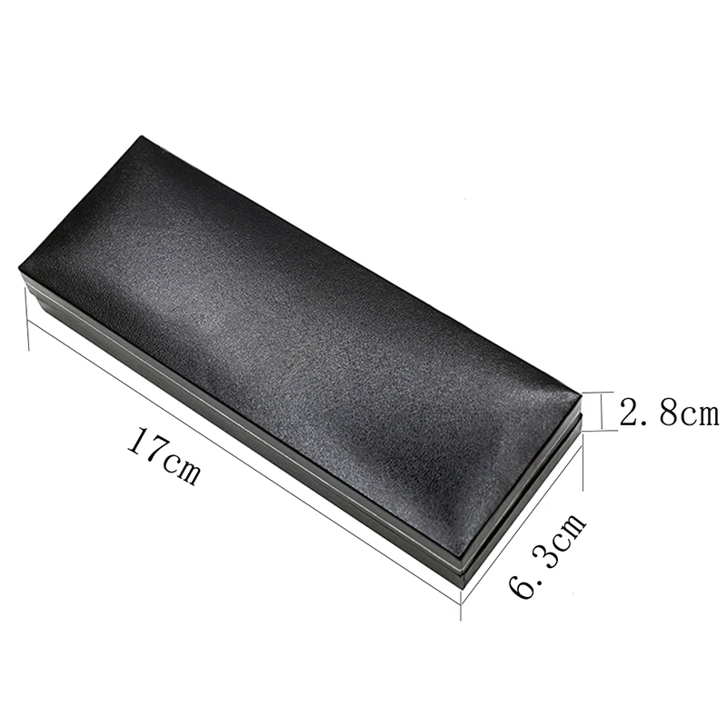 【B】PU Case Pen Storage Box Stationery Organizer School Office Use Transparent