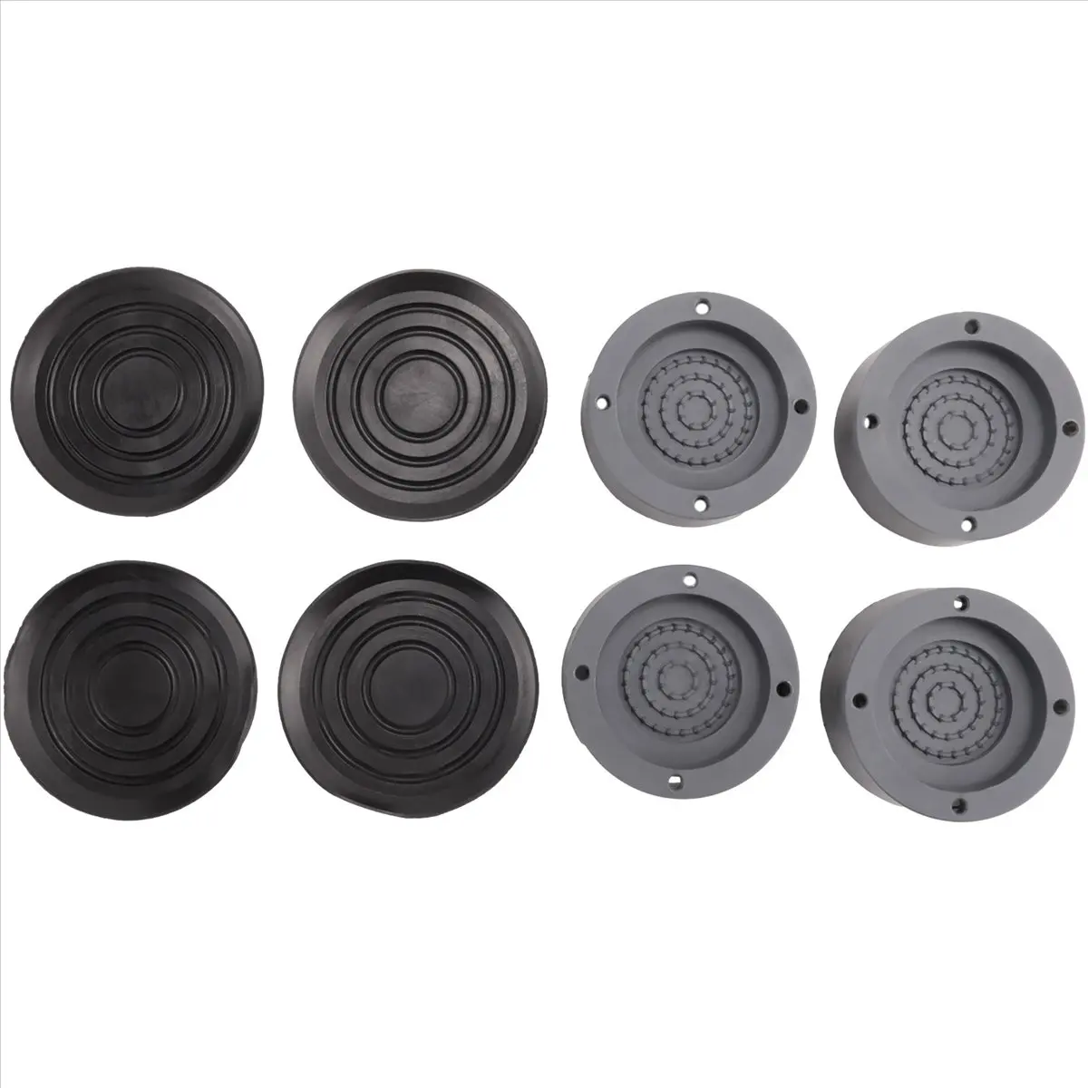 KSOL 4 Pcs/Set Anti-Vibration Pads Rubber Noise Reduction Vibration Anti-Walk Foot Mount for Washer and Dryer Adjustable Height