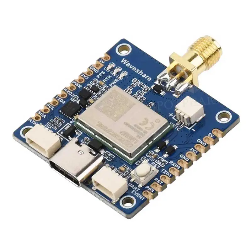 Raspberry Pi GNSS Positioning Module Expansion Board LG290P RTK Centimeter Level Accuracy GPS Galileo BDS Satellite System