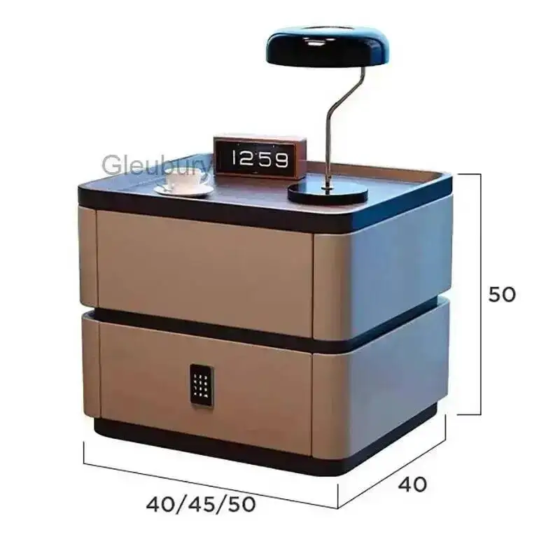 Trendy Premium Fashion Bedside Simple Table Exquisite Luxury Night Table Storage Nordic Mesitas De Noche Bedroom Furnitures