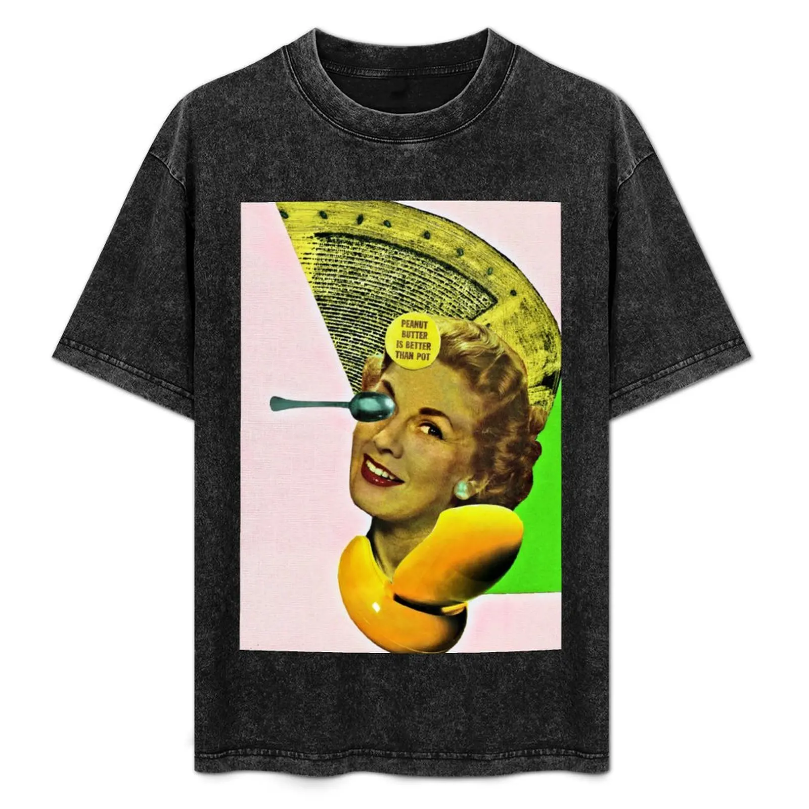 Peanut Butter is Better than Pot T-Shirt Athletic Quick Dry T-Shirt for Men