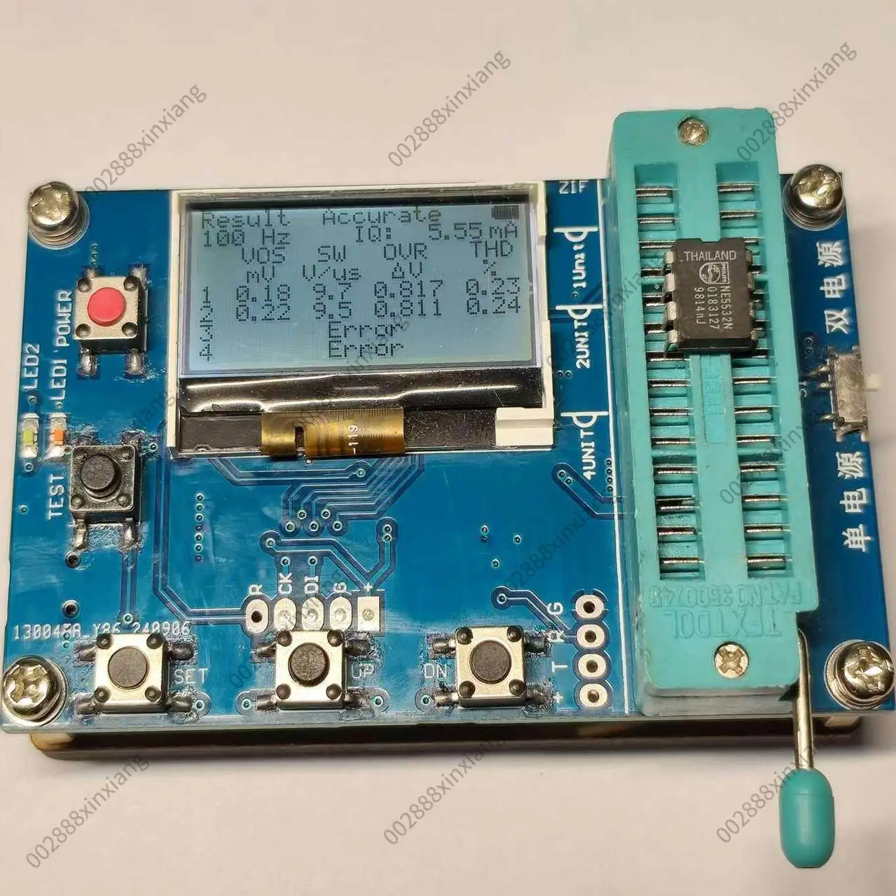 Operational Amplifier Tester/detector, Universal for 1~4 Operational Amplifiers