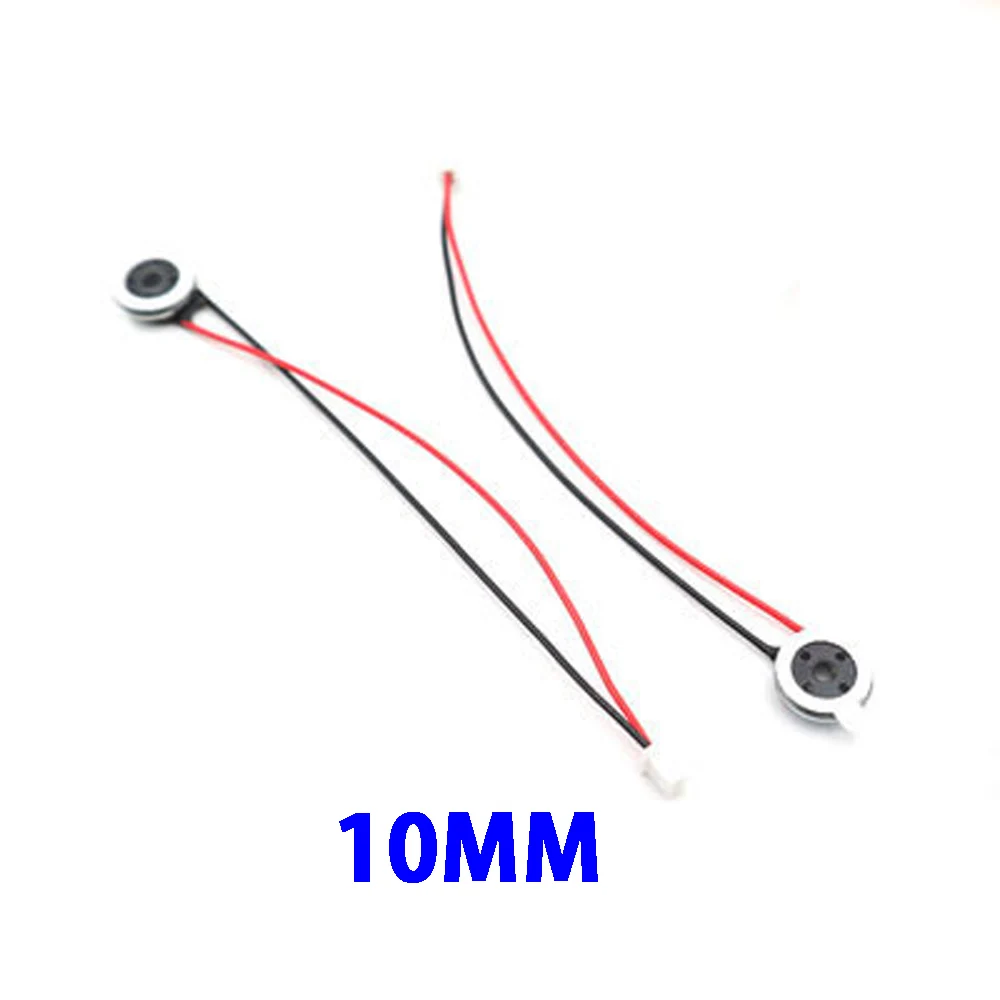 5 pçs/lote 8Ω 1w diâmetro 10/13/15/16/18/20/23/25/26mm 80mm altifalante chifre ultra-fino pequeno orador redondo plástico ímã interno