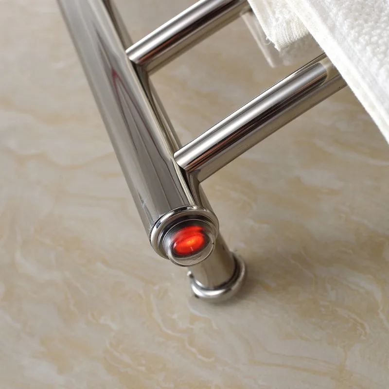 رف المناشف الكهربائية، المرحاض، الحمام، تجفيف المناشف الساخنة، رف ذكي من الفولاذ المقاوم للصدأ 304 #3