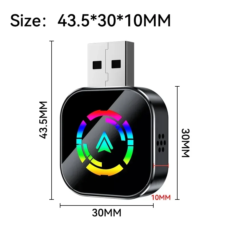 Durable   Carplay Box Wired To Wireless Smart Car Interconnect Converter Android Autocarplay Box Plug & Play