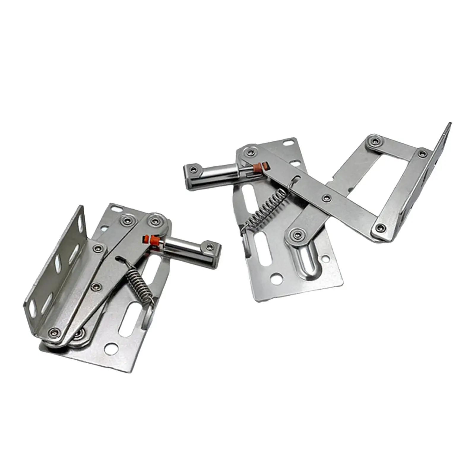 2Pcs Tip Out Tray Hinges Practical Compact Scissor Damping Hinge for Sink Front Drawer Closets Bookcases Bathroom Door Cabinet
