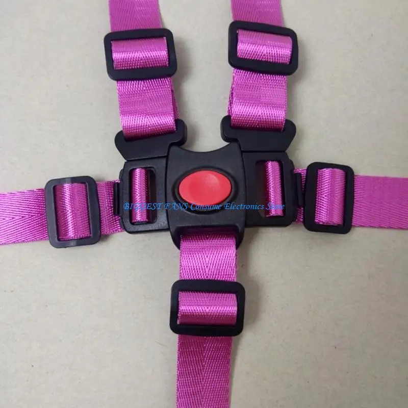 Comfortable Infant Safety Belt Strap with 5 Point Design for Secure Baby Chairs Strollers and Highchairs Easy to Install