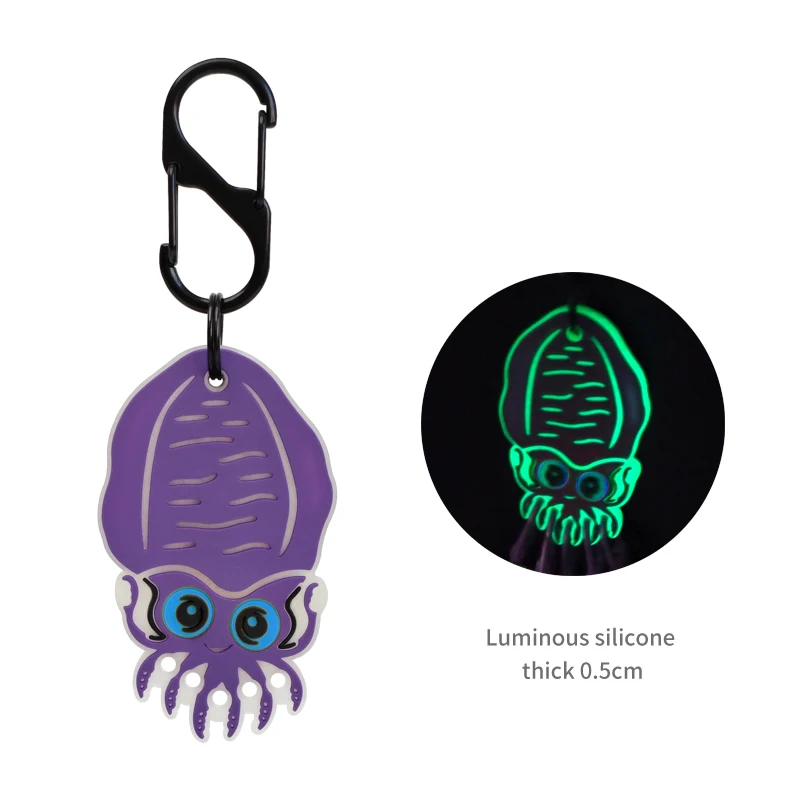 Electroplating Squid Jig Bait Protector Kit L Size 6pcs Punk Color Webfoot Octopus Egi Hooks Cover Cuttlefish Umbrella Lure Cap