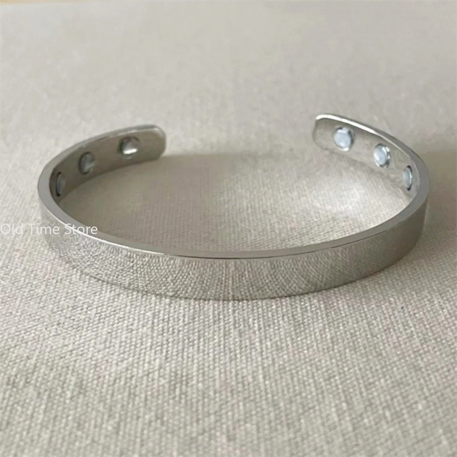 Magnetic Bracelet Arthritis Therapy Energy Bangle Jewelry Pain Relief Bio Magnetic Metal for Women Men
