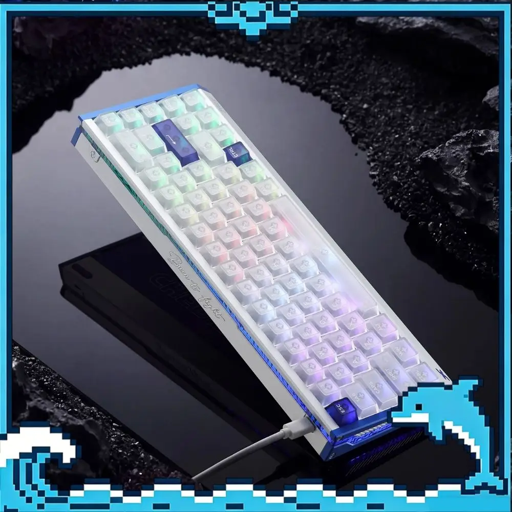 CHERRY PIXIU68 Magnetic Switch Keyboard Aluminum Alloy 0.06ms SOCD Dual Core Web Driver 16K Return Rate Gaming W ired Keyboard