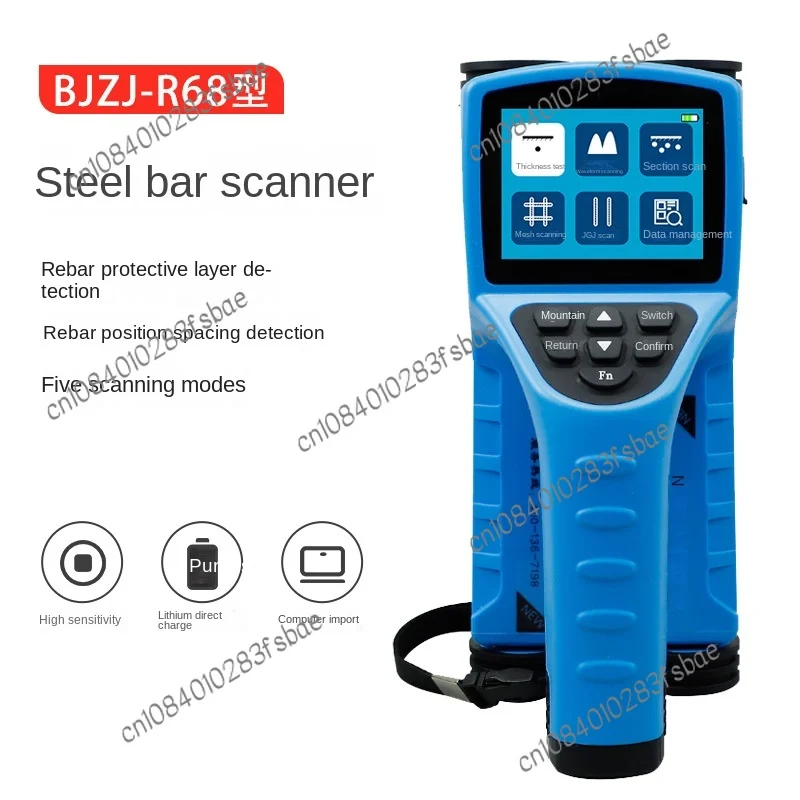 Integrated Steel Bar Scanner Concrete Reinforcement Steel Detector Protective Layer Thickness Measurement Intelligence