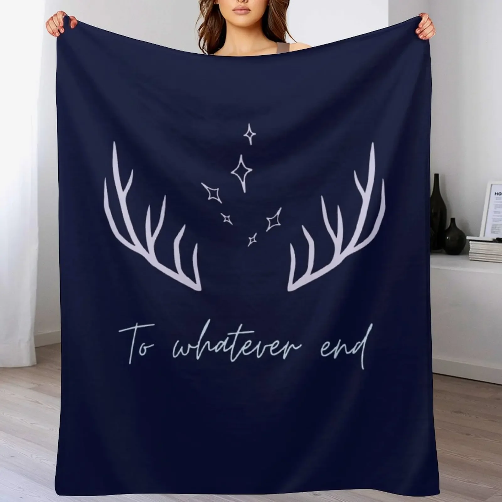 To Whatever End Throne of Glass Throw Blanket Soft Solid Color Blanket for Couch Bed