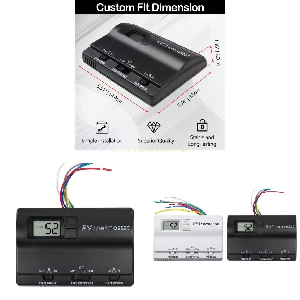 

Air Conditioner Heat/Cool T-Stat Wall Thermostat Replacement Digital Thermostat