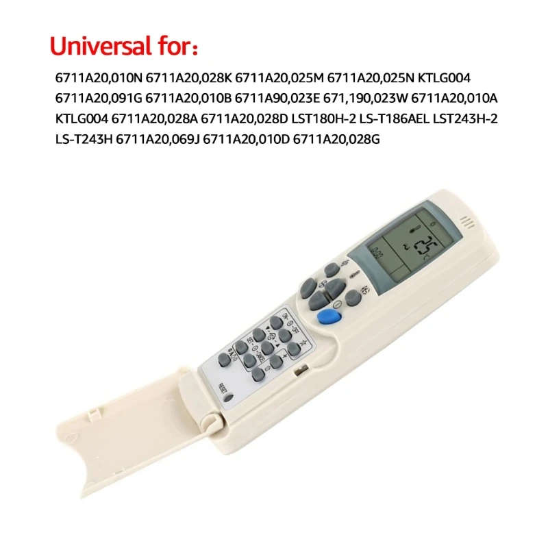 Air Conditioning Remote Control Suitable for 6711A20010B 6711A90023E 671190023W 6711A20028K 6711A20010A KTLG004