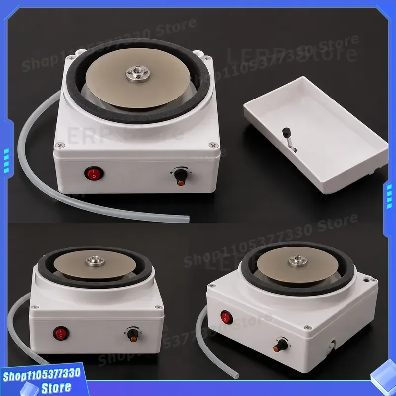 800W 48V Electric Diamond Flat Grinder Portable Water Cooled Lapidary Sharpener Wet Grinding Machine for Stone Glass Metal