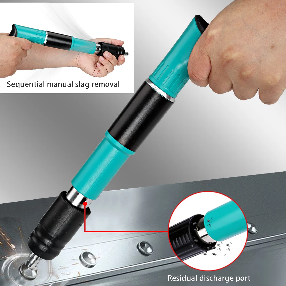 Mini Manual Steel Nail Gun Multi-Function Rivet Air Nailer Home Wall Fastening Tool Low Noise Portable Nail Shooting Machine DIY