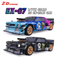 ZD Racing EX07 1/7 4WD RC High-speed Professional Flat Sports Car Electric Remote Control Model Adult Children Kids Toys Gift