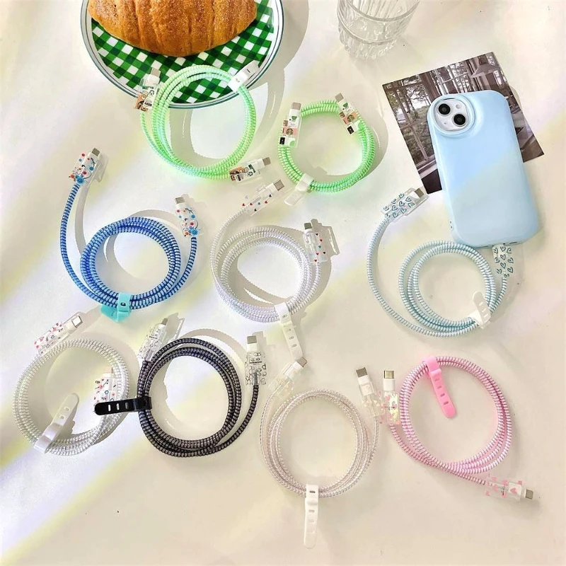 For Iphone Ipad Data Cable Protective Cover Charging Cable Anti Breakage Suitable for 20W Charger Gifts for Boys and Girls
