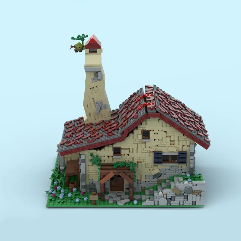 1648pcs MOC Link S House The Legend Zelda Modulared Model Building Toys Blocks Assemble Christmas Gifts DIY Idea Education Brick