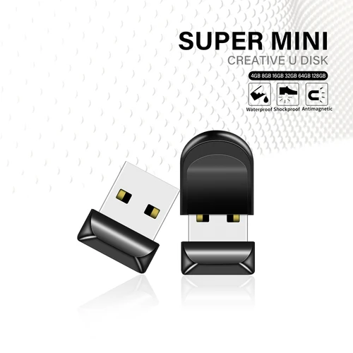 Imagen 2 del producto Unidad flash USB 2,0 de alta velocidad, 128GB, 4GB, Mini Memory Stick, negro, rojo, blanco, 8GB, 16GB, 32GB, disco U, capacidad Real