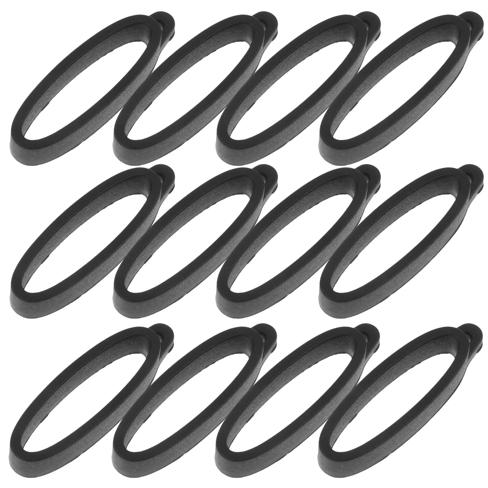Anneaux suspendus en Silicone, 20 pièces, souples, anti-perte, antidérapants, anneaux de sangle pour gadgets, breloques de porte-clés portables pour la décoration des objets