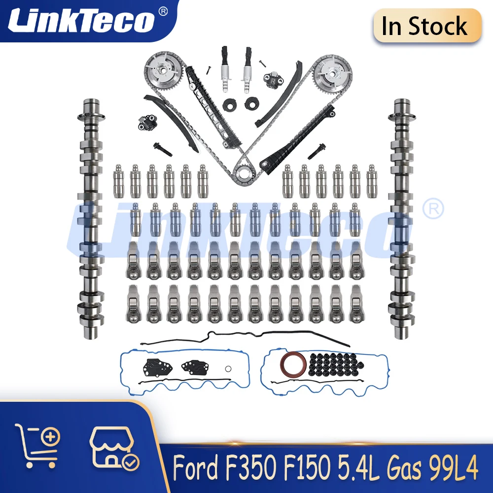 

Детали двигателя, прокладка цепи ГРМ, комплект подъемника коромысла распределительного вала, подходит для 4,6 л 5,4 газа 99L4 для Ford F-150 F-350 4,6 л 5,4 л 3 В 05-10